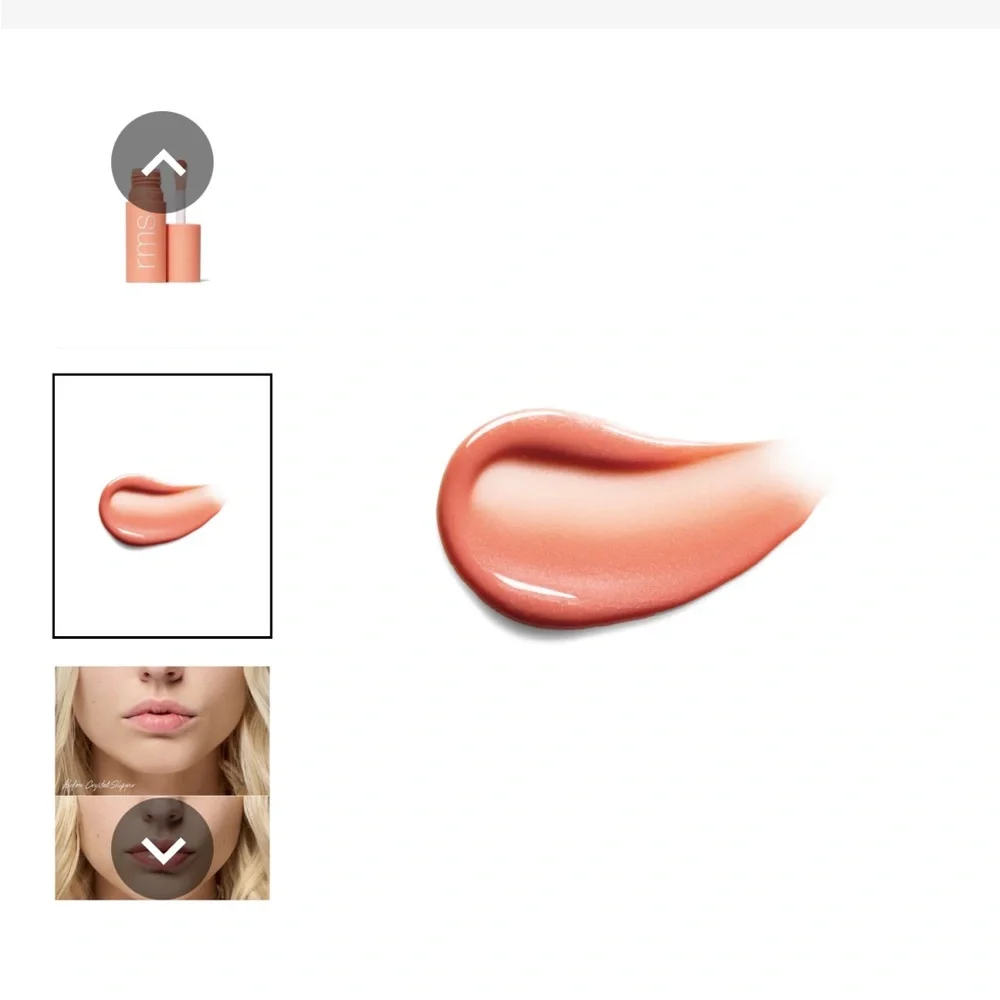 RMS beauty legendary lip oil in Lucia.